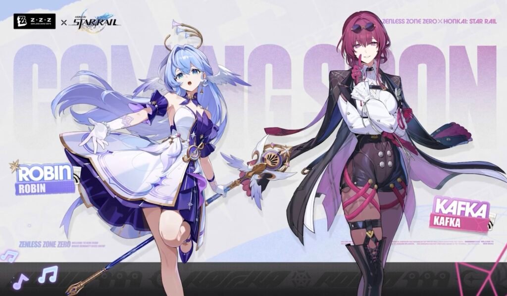 Robin and Kafka HSR x ZZZ Collab